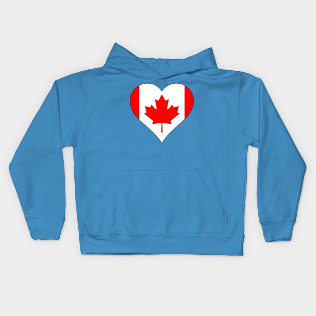 I love Canada Kids Hoodie by dalyndigaital2@gmail.com